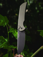 Pro-Tech Knives MX103-LTD Green Mordax Manual Flipper Knife Folder 3.625" Black DLC MAGNACUT Drop Point Blade