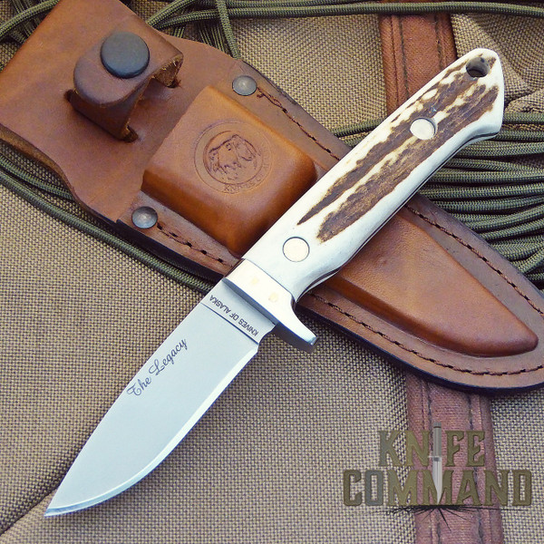 Knives of Alaska The Legacy Stag Hunting Knife.  Bob Loveless inspired hunter.