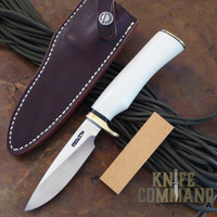 Randall Made Knives Model 26 Pathfinder Ivorite Custom Knife.  Cover sheath and hone.