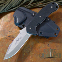 Emerson Police Utility Knife SF Fixed Blade.  Stonewash finish 154CM stainless steel.