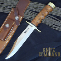 Randall Made Knives Model 12 6 Sportsman's Bowie Knife.  Stainless steel and finger grips.