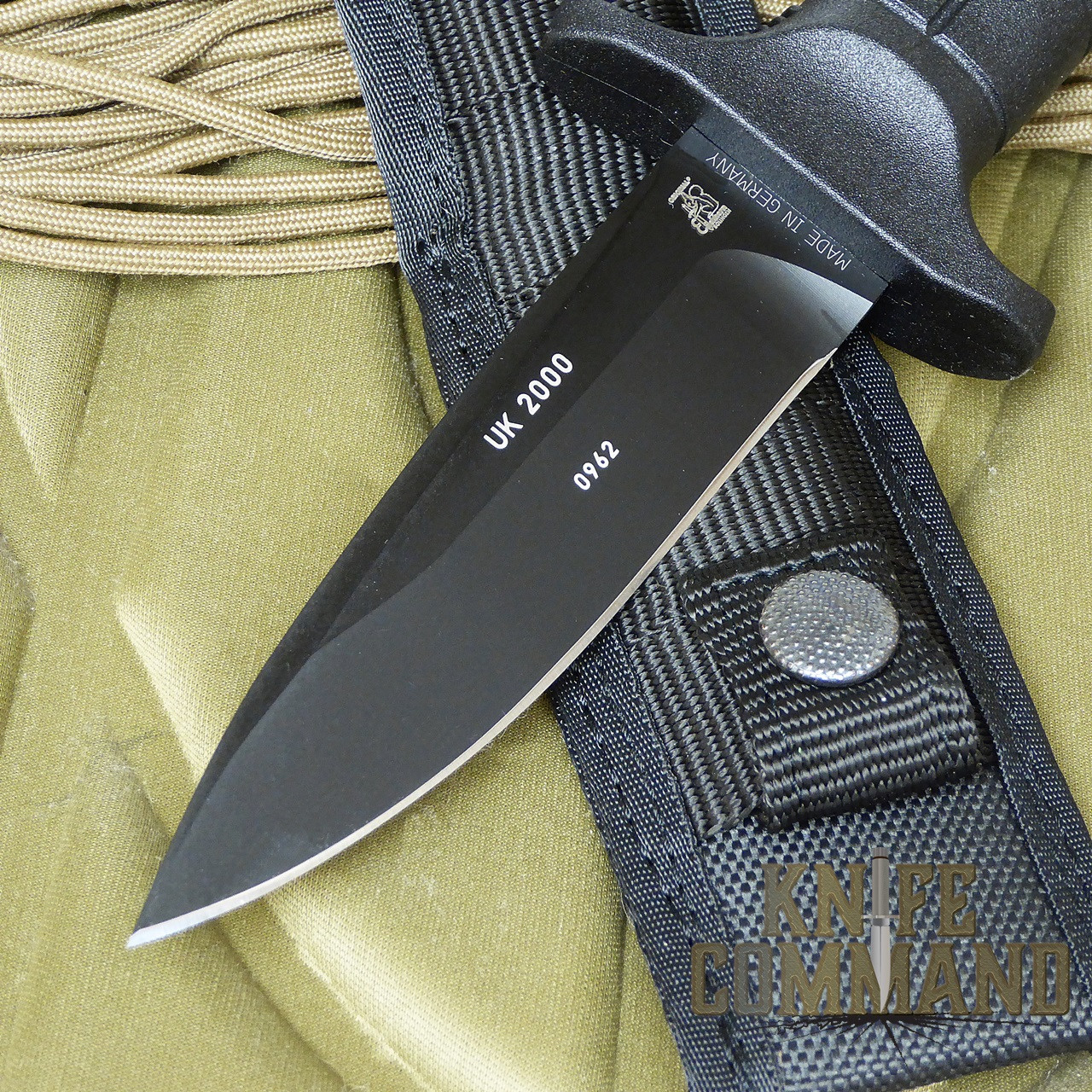 Eickhorn Solingen UK 2000 Lightweight Utility Combat Knife.  Versatile drop point blade.