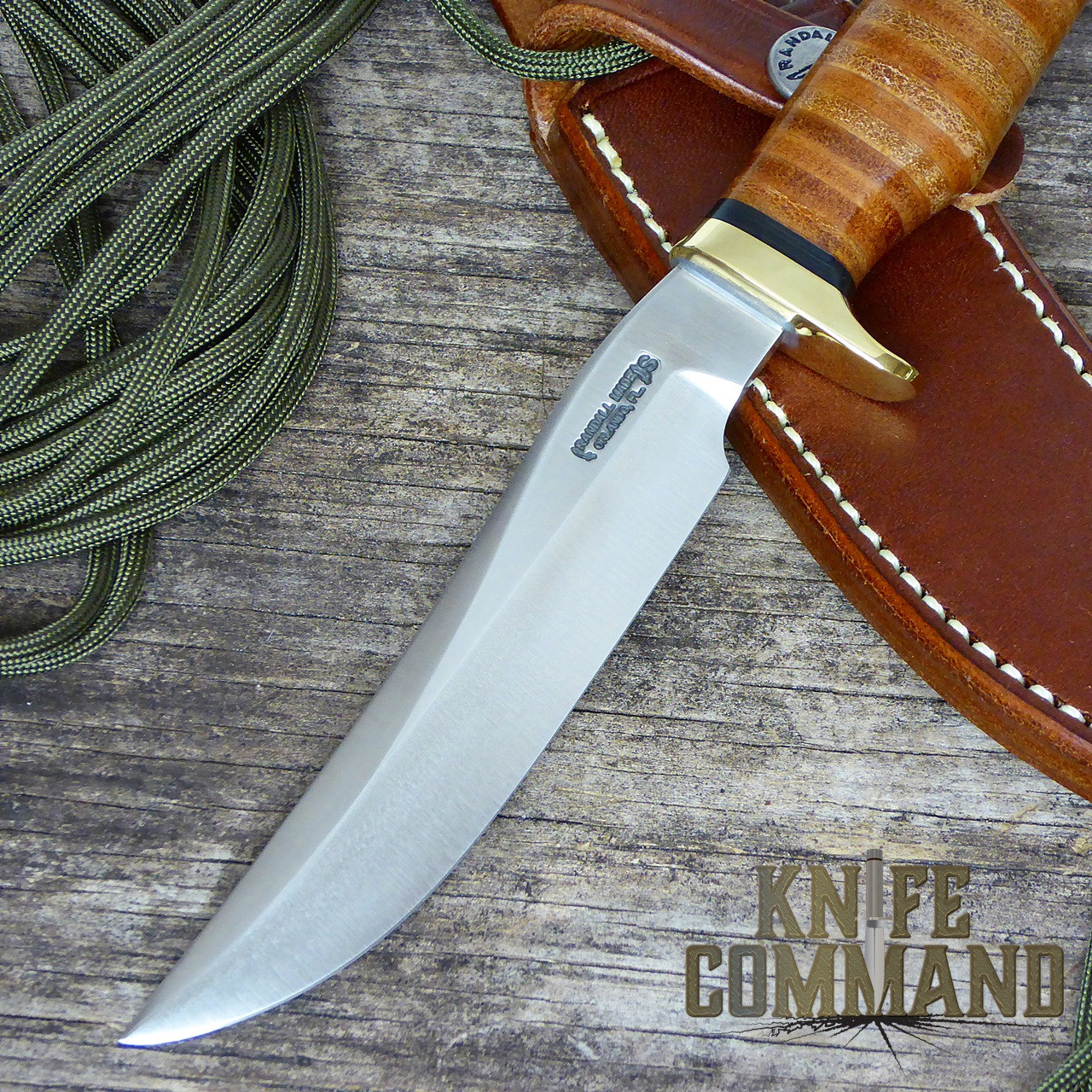 Randall Made Knives Model 7 Fisherman Hunter 5" SS Knife.  Stainless steel blade.