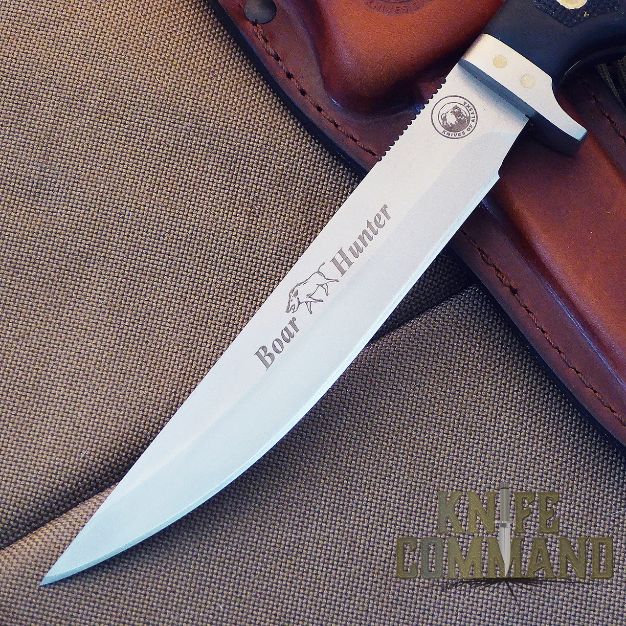Knives of Alaska Boar Hunter Hunting Knife 00849FG
