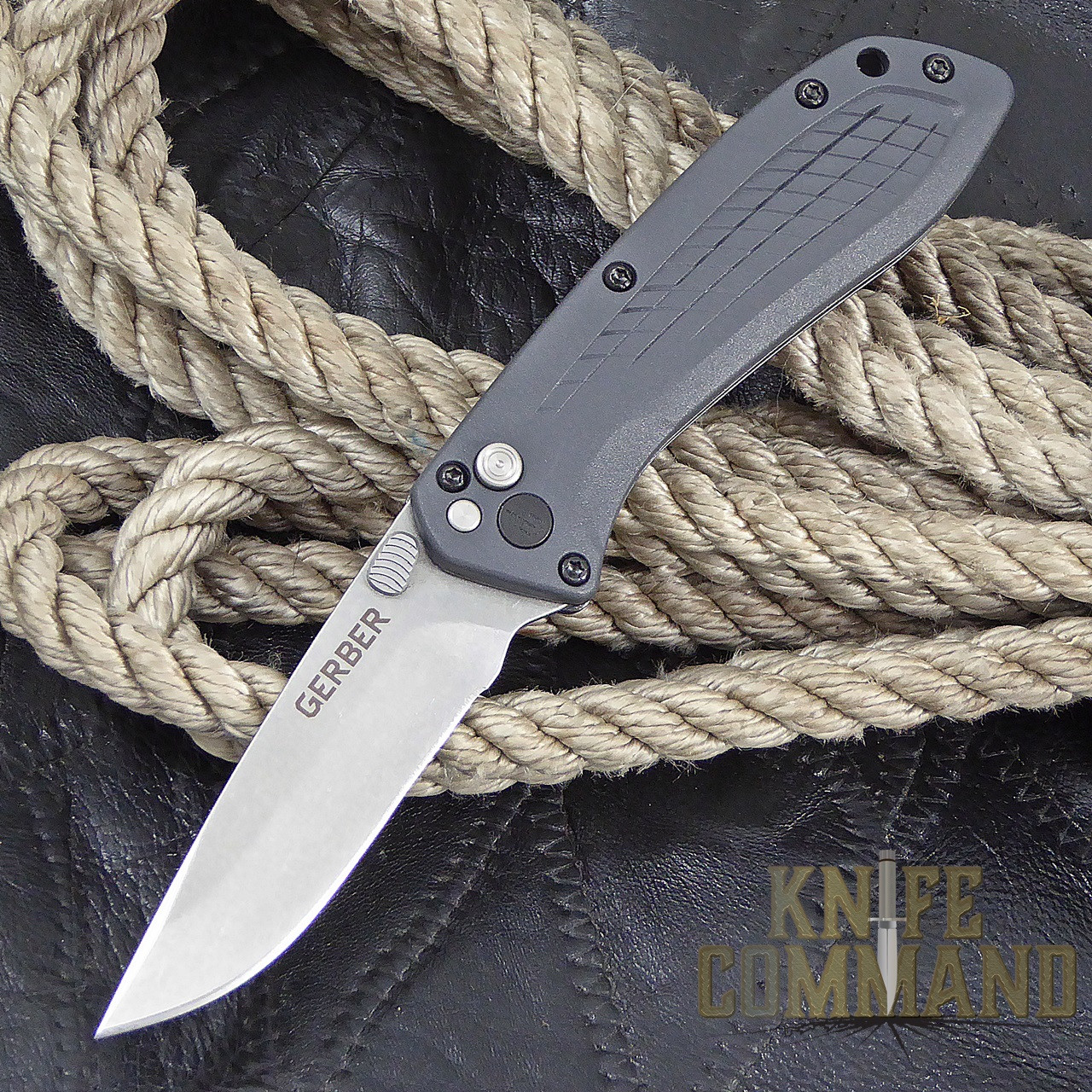 Gerber 30001205 USAssist 3" S30V Stonewash Gray Spring Assisted Knife