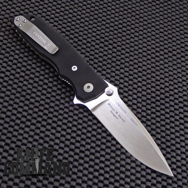 Fantoni HB 01 William Harsey Limited Edition CPM S125V G10 Combat Folder Tactical Knife.  CPM-S125V super high-tech steel.