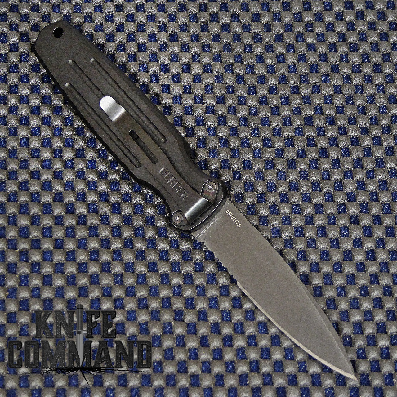 Gerber Mini Covert Automatic Knife, Black, CPM-S30V, 30-000244.  S30V blade.