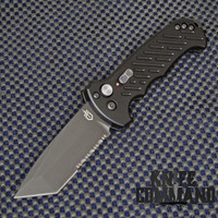 gerber 06 Auto Tanto Blade Automatic Knife Serr 30-000850.  Tanto blade with serrations.