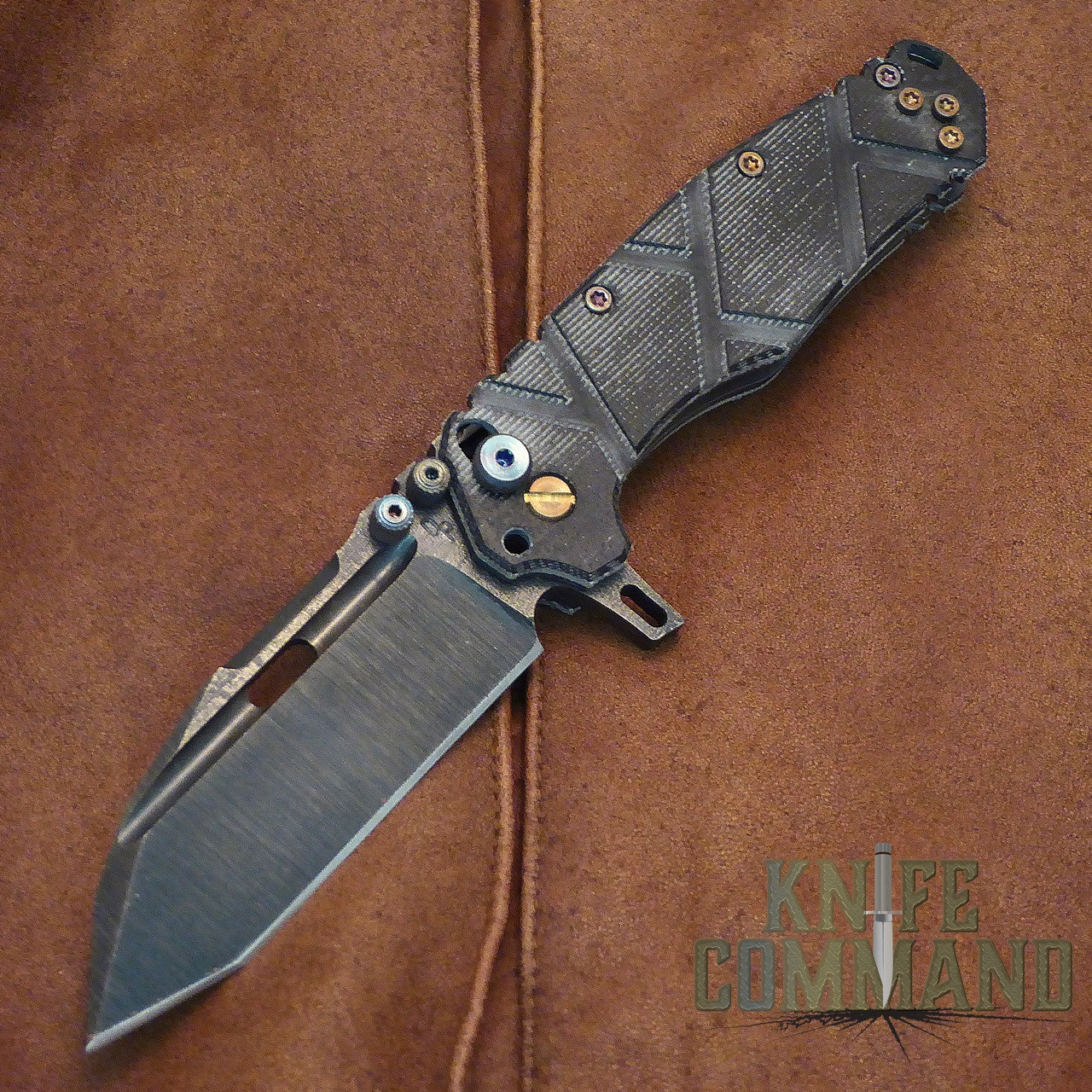 Wander Tactical Custom Hurricane TI Extreme Duty Folding Knife Black
