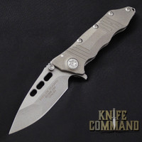 Guardian Tactical Helix Nano Titanium Flipper Knife Stonewash 66511.  Premium Titanium version.