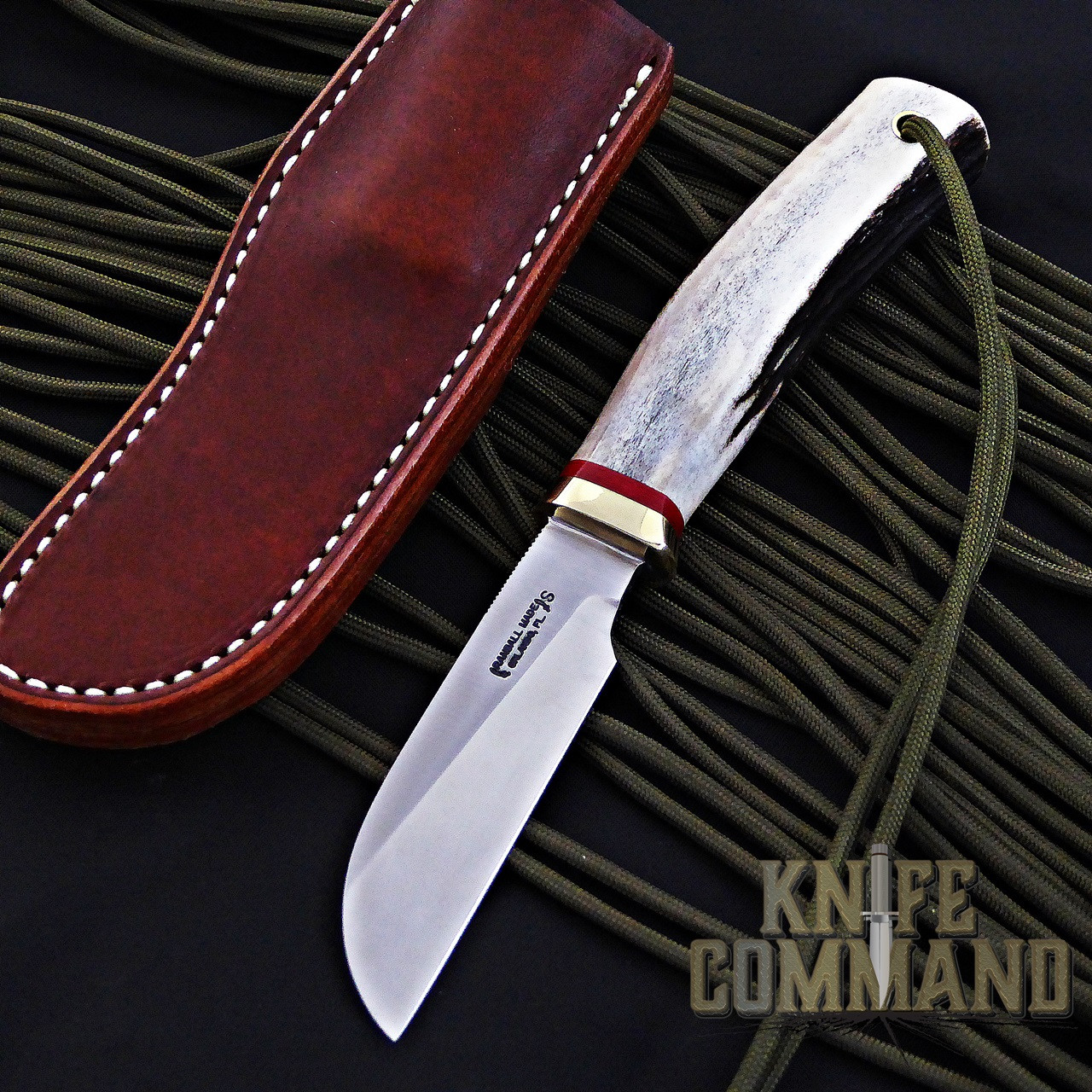 Randall Made Knives Non-Catalog Model Cattleman & Yachtsman Knife WT RS.  Stainless steel and wrist thong.