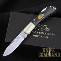 Moki 110th Anniversary Limited Edition Ebony Lockback Folding Knife.  Only 110 made.