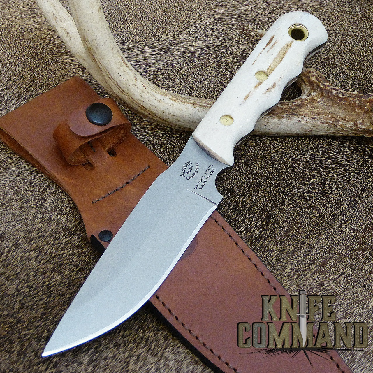 D2 blade and Stag handles.