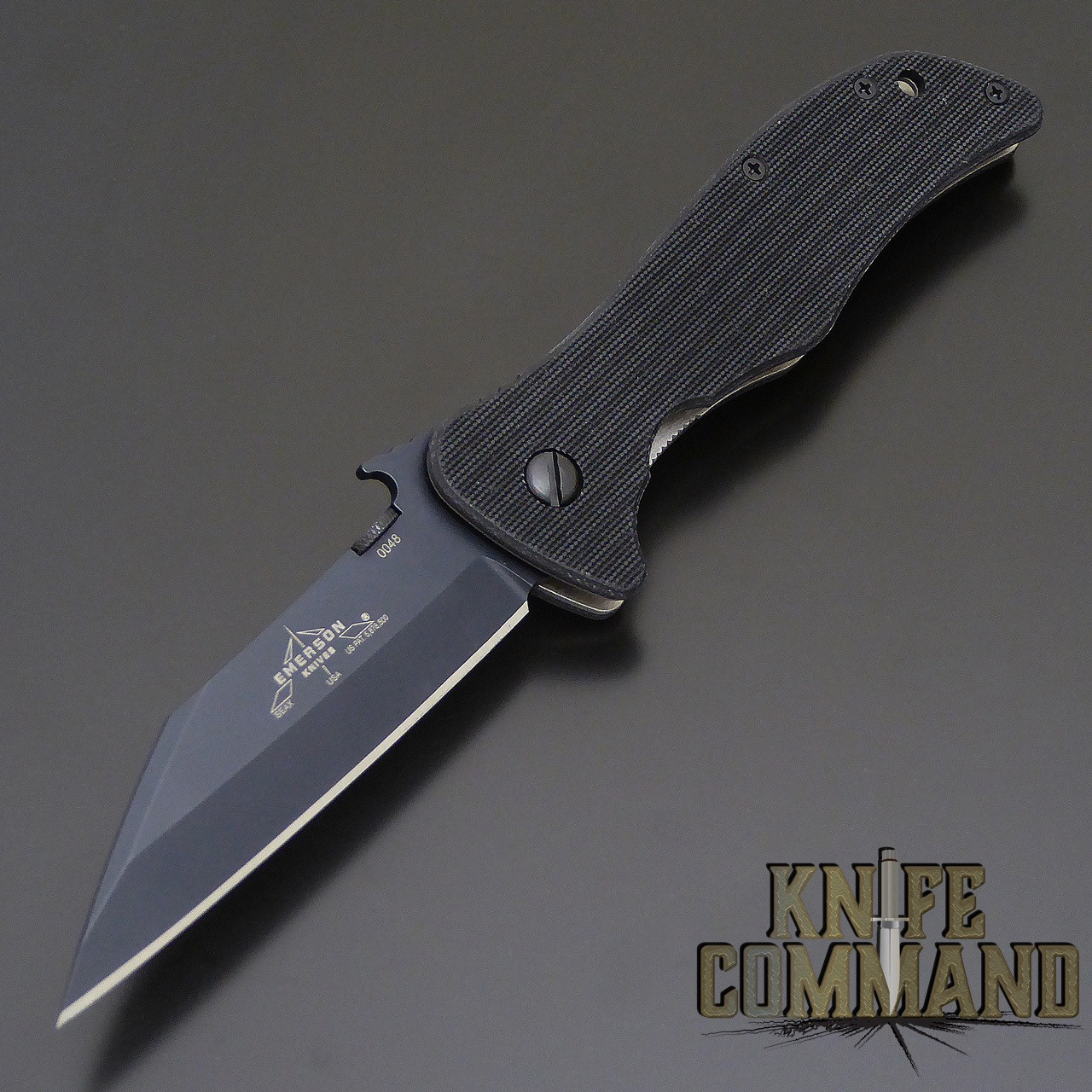 Emerson Knives Seax Bt Tactical Folding Knife Black 154cm Knifecommand