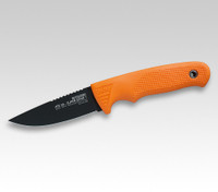 Linder Solingen Super Edge 1 Dark Blaze Orange ATS-34 Hunting Knife 102309