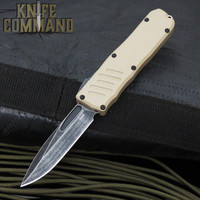 Guardian Tactical Recon-035 OTF Automatic Knife Desert Tan Black Stonewash 97611