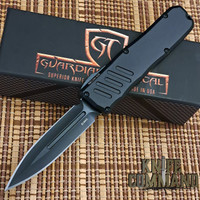 Guardian Tactical Recon-035 Double Edge OTF Automatic Knife Blackout 93131
