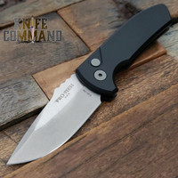 Pro-Tech Knives SBR Short Blade Rockeye Automatic Knife LG401 Les George Folder 2 Tone S35VN Blade