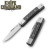 LionSteel Knives Best Man Traditional Carbon Fiber Single-blade Slip-joint Folding knife BM1-CF