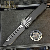 Guardian Tactical Recon Elite Tanto OTF Automatic Knife Black Elmax 103121