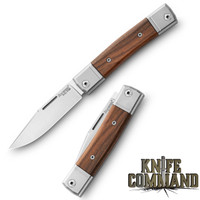 LionSteel Knives Best Man Traditional Santos Wood Single-blade Slip-joint Folding knife BM1-CST