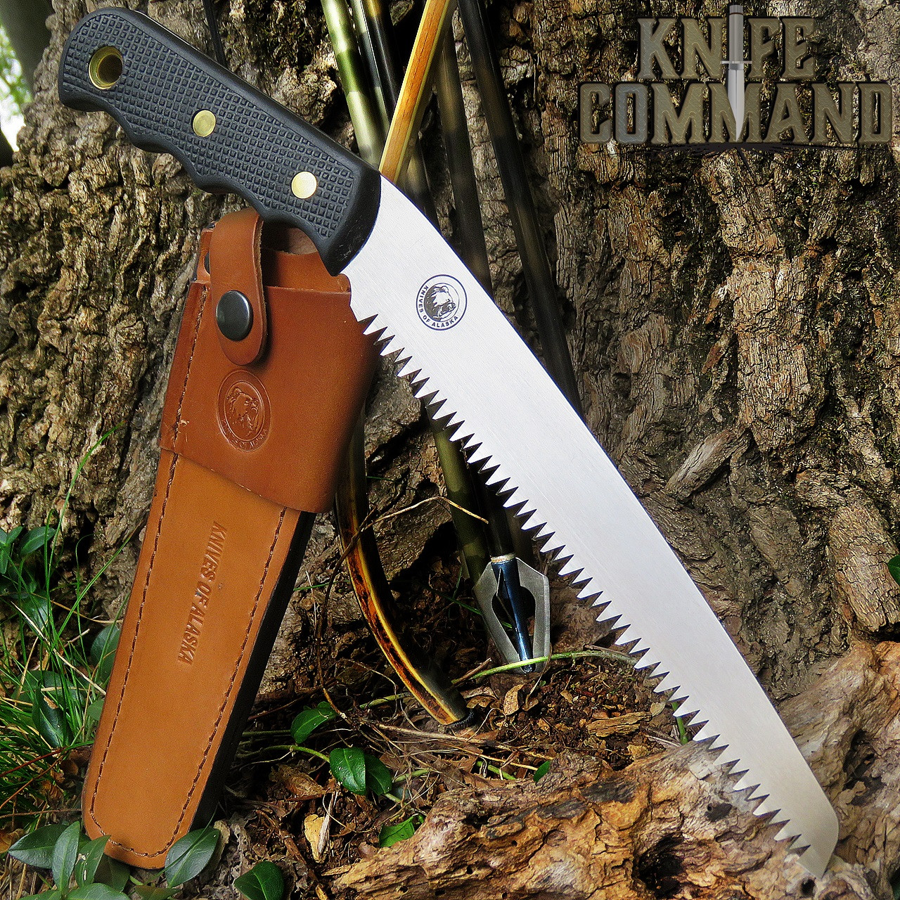 Knives of Alaska Wood Saw for Camping, Hunting, Tree Stands , Duck Blinds,  etc. 00111FG - KnifeCommand
