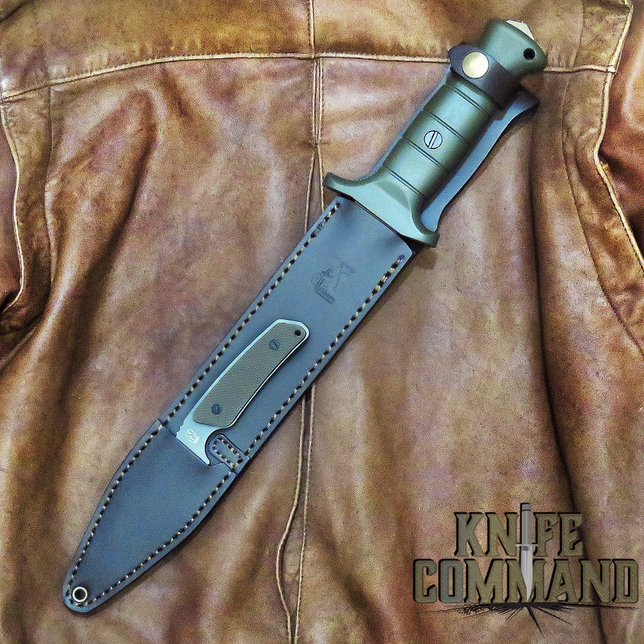 Eickhorn Solingen Waidbesteck Boar Hunter Para 2 GS 2-Knife Set 825252WBOPBR Beryllium Blade Olive Green Handle