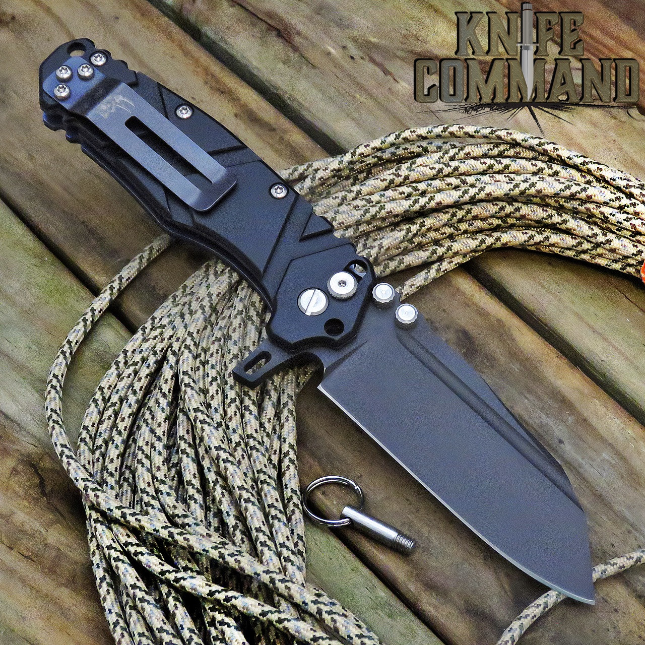 Wander Tactical Mistral Gen 3 Extreme Duty Folding Knife Black Black