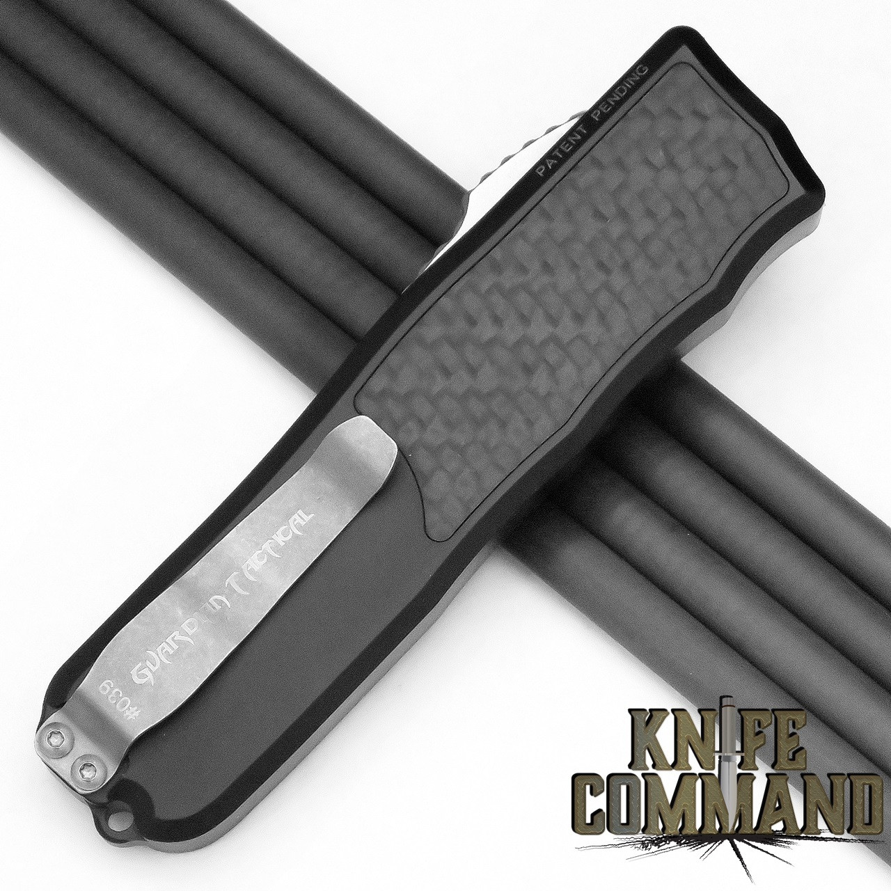 Guardian Tactical Recon-035 OTF Carbon Fiber Elmax Automatic Knife Two-Tone Tactical 92211