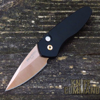 Pro-Tech Knives Sprint Automatic Knife Black with Rose Gold 2" S35VN Blade