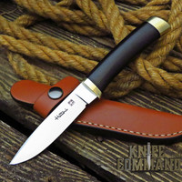 Hattori Knives Model 3718 Utility Hunter Ebony Hunting Knife