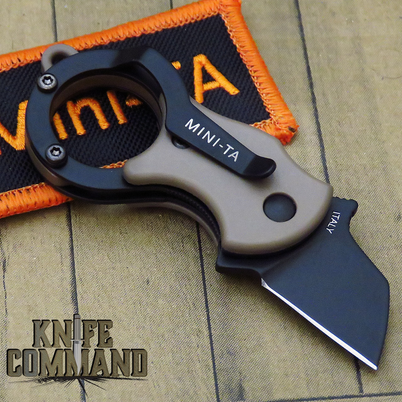 Download Fox Knives Mini Ta Miniature Coyote Brown Black Blade Folding Karambit Keychain Knife Fx 536 Cbb Knifecommand