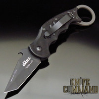 Fox Knives FX-597 Dart Folding Karambit Tanto Knife Black G10 - Emerson Wave Doug Marcaida