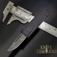 Boker Plus USA USB Black OTF Automatic Knife Black / Dark Stonewash D2 06EX270 Cobratec Knives