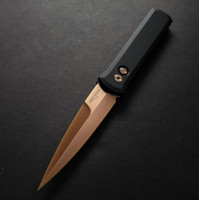 Pro-Tech Knives Godfather 921-RG Automatic Knife Police Law Enforcement Folder 4" Rose Gold Blade and Hardware
