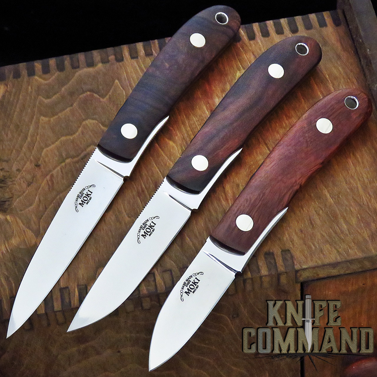 Moki Limited Edition Banff Fixed Blade Knife in Desert Ironwood