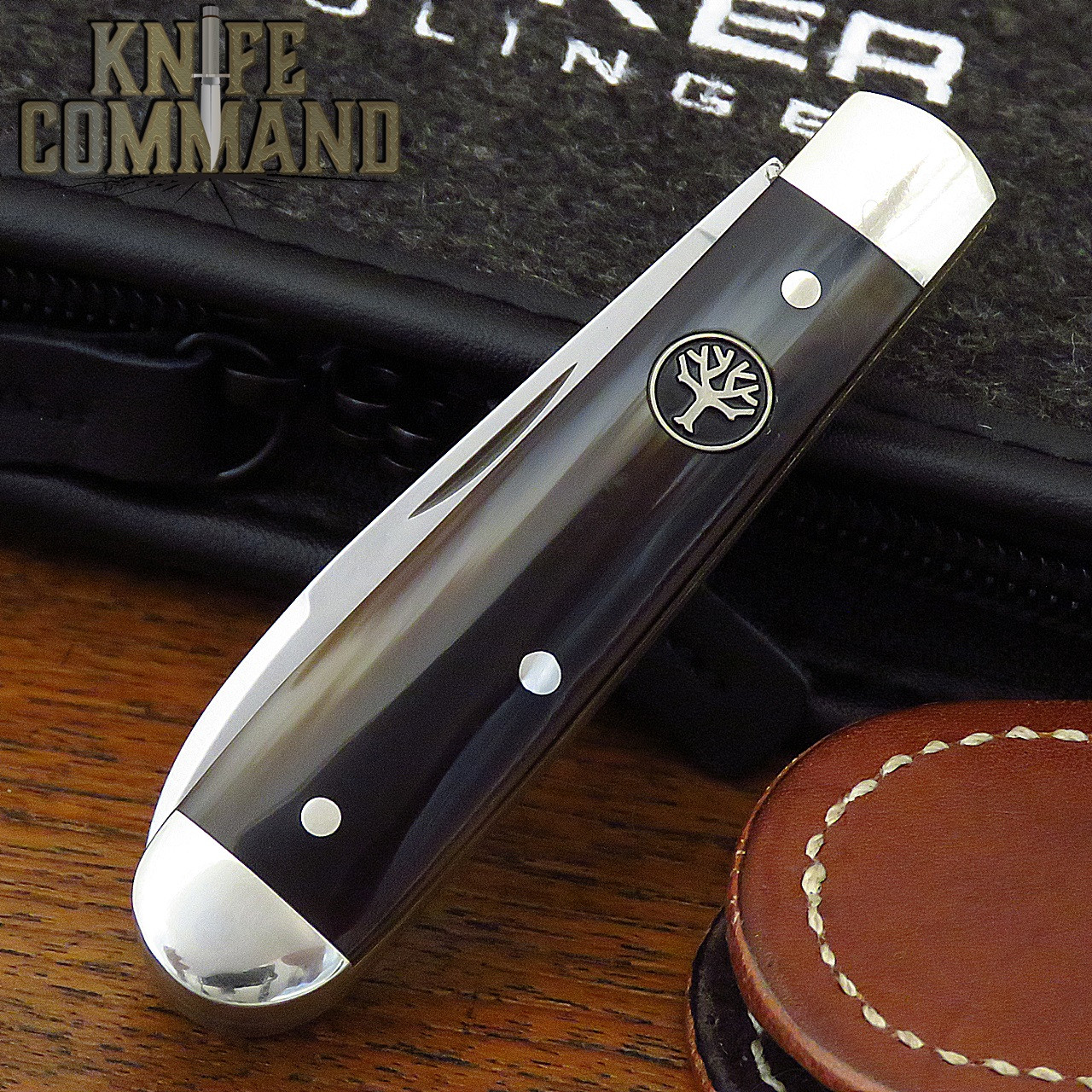 Boker Knives Swell-End Jack Knife Horn Model 111916 Slip Joint 2 Blade