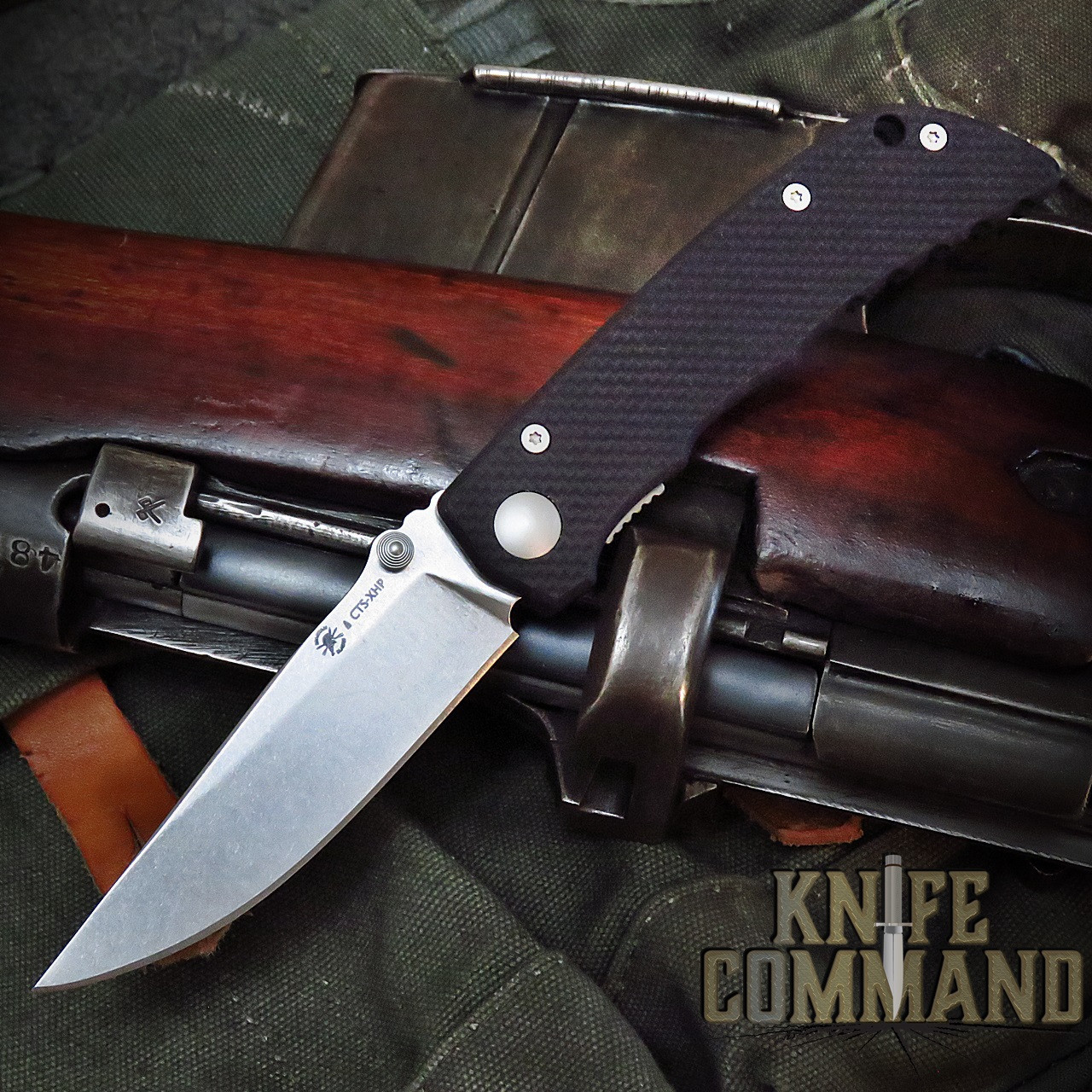 Spartan Blades Talos Harsey Folder Liner Lock Black G-10 Knife SFBL7BK