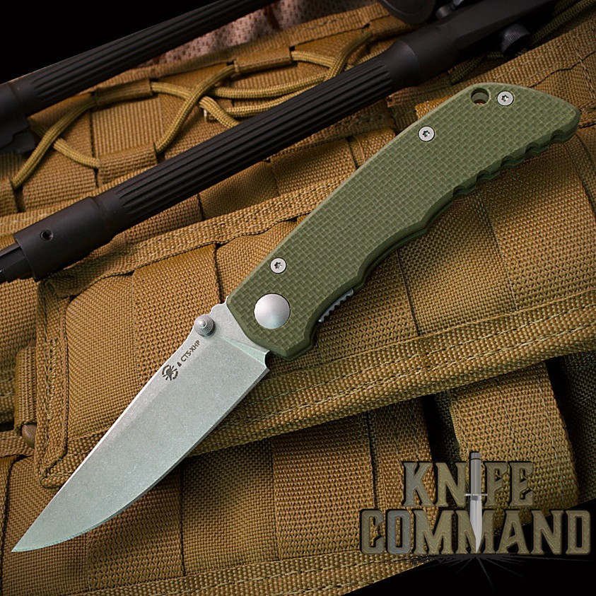 Spartan Blades Talos Harsey Folder Liner Lock Green G-10 Knife SFBL7GR