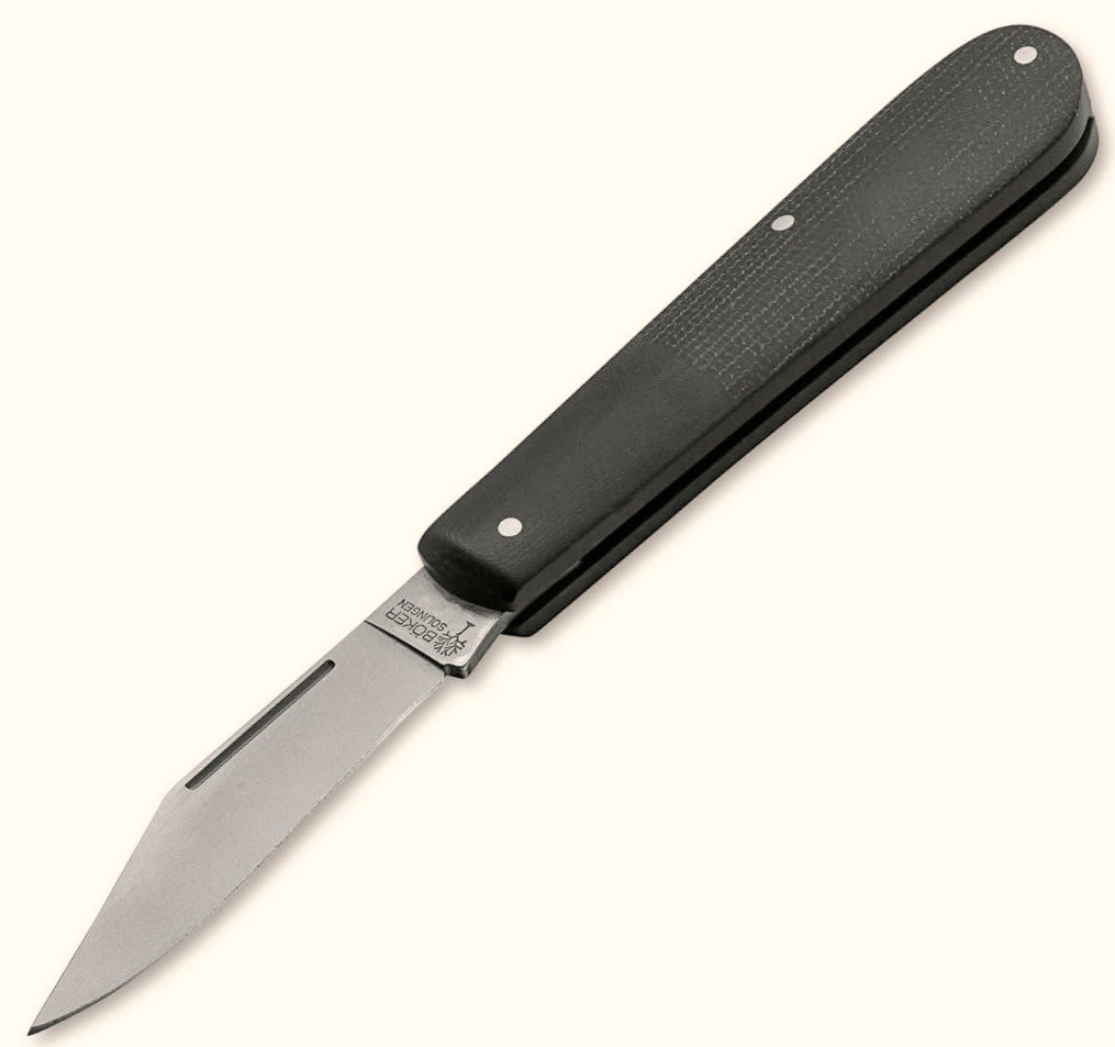 Boker Barlow Integral Red / Black Micarta Slip Joint Folder Knife 111943