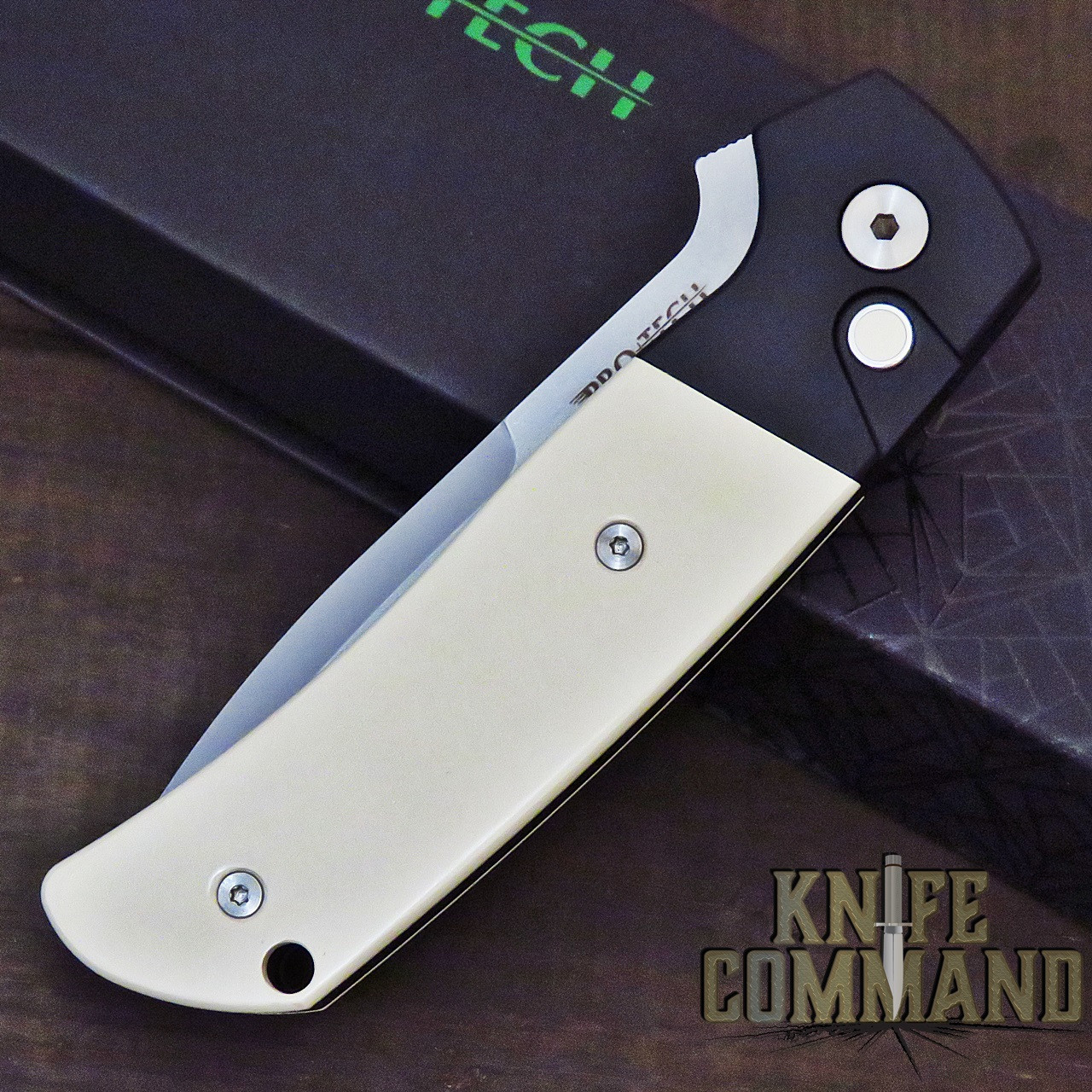 Pro-Tech Knives BT2751 Bob Terzuola ATCF Drop Point Automatic Knife 3.5" CPM MagnaCut Blade