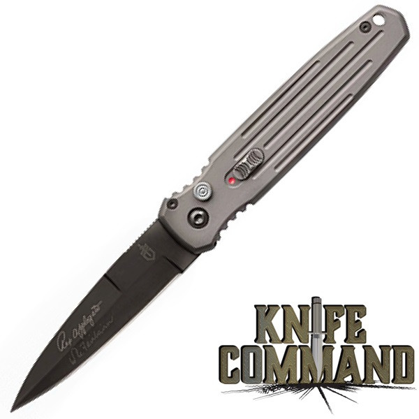 Gerber Covert Automatic Knife, Tactical Grey, Black CPM-S30V, 30-001306