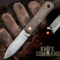 Boker Lucas Burnley Barlow BFF EDC Micarta Fixed Blade Knife 120505