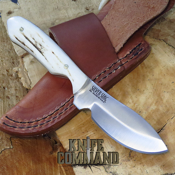 Silver Stag Whitetail Caper Hunting Knife 2.75" Caping Style D2 Skinner EDC