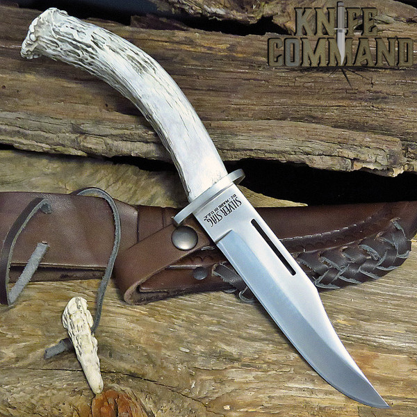 Silver Stag Deep Valley DV6.0 Crown Stag Hunting Knife 6" Clip Point Bowie D2