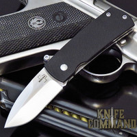 Boker Plus Shamsher Black G10 Mini Automatic Knife Darriel Caston Stan Mojzis 01BO361