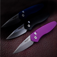 Pro-Tech Knives Sprint 2905 Purple Automatic Knife with Stonewash 2" S35VN Blade