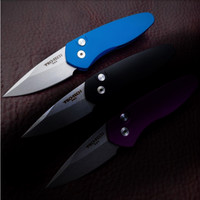 Pro-Tech Knives Sprint 2905 Blue Automatic Knife with Stonewash 2" S35VN Blade