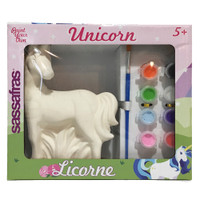Paint  Your Own Unicorn  Kids Activity Craft Kit with Paints and Ceramic Figure