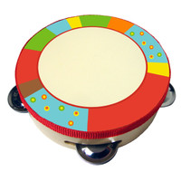Bright Stripe Tambourine